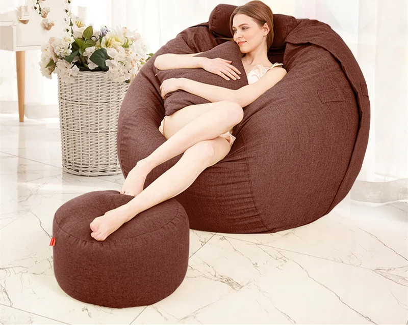 Sofa Sack - Plush Ultra Soft Bean Bag Chair - Memory Foam Bean Bag Chair with Microsuede Cover - Stuffed Foam Filled Furniture