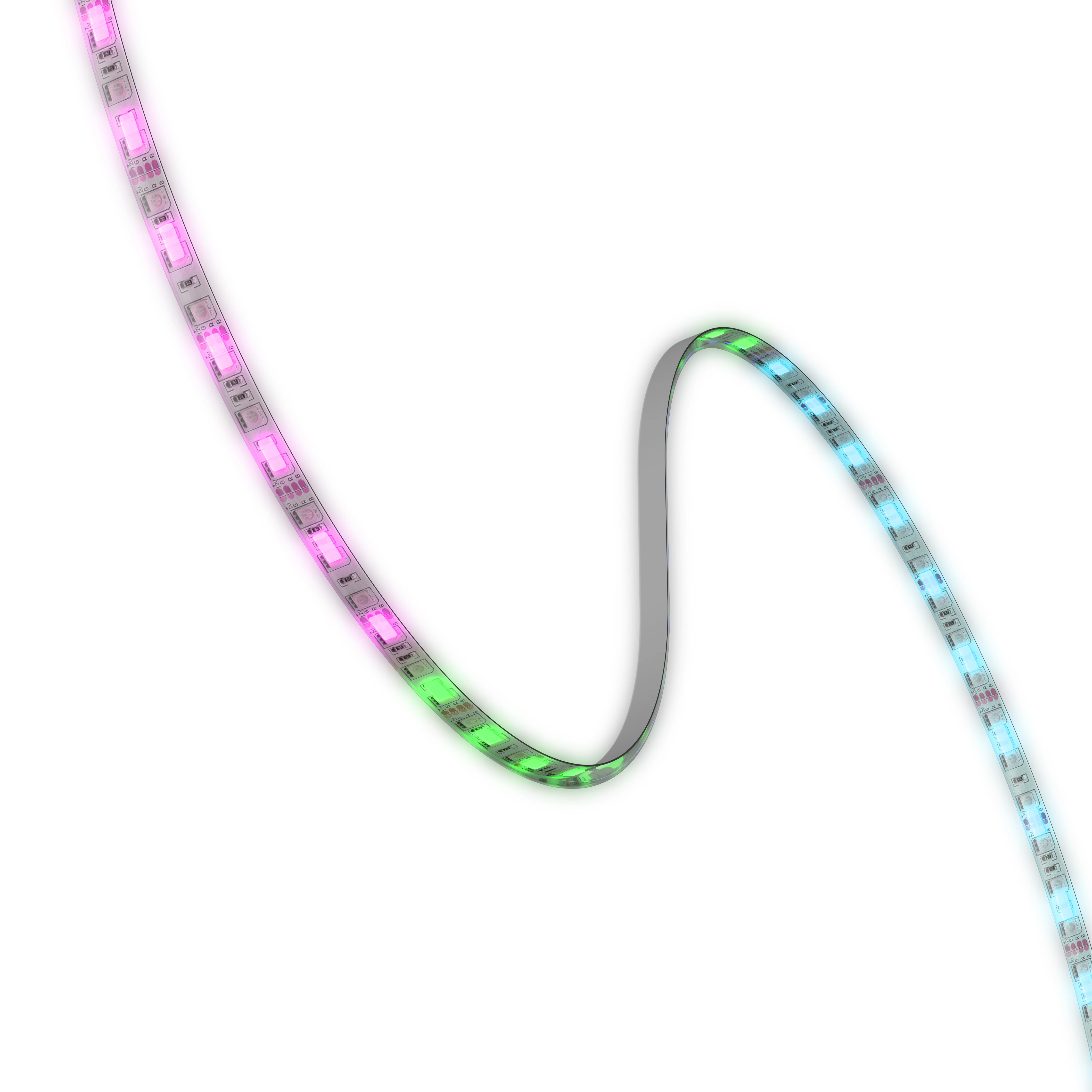 New trending 5 metere long Porodo brite 48W Smart LED light Strip, RGB Lighting compatible with android and iOS