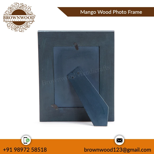Manufacturer Color Solid Mango Wood Photo Picture Frame Wooden Picture Frame All Custom Size at Competitive Price Online Sellers