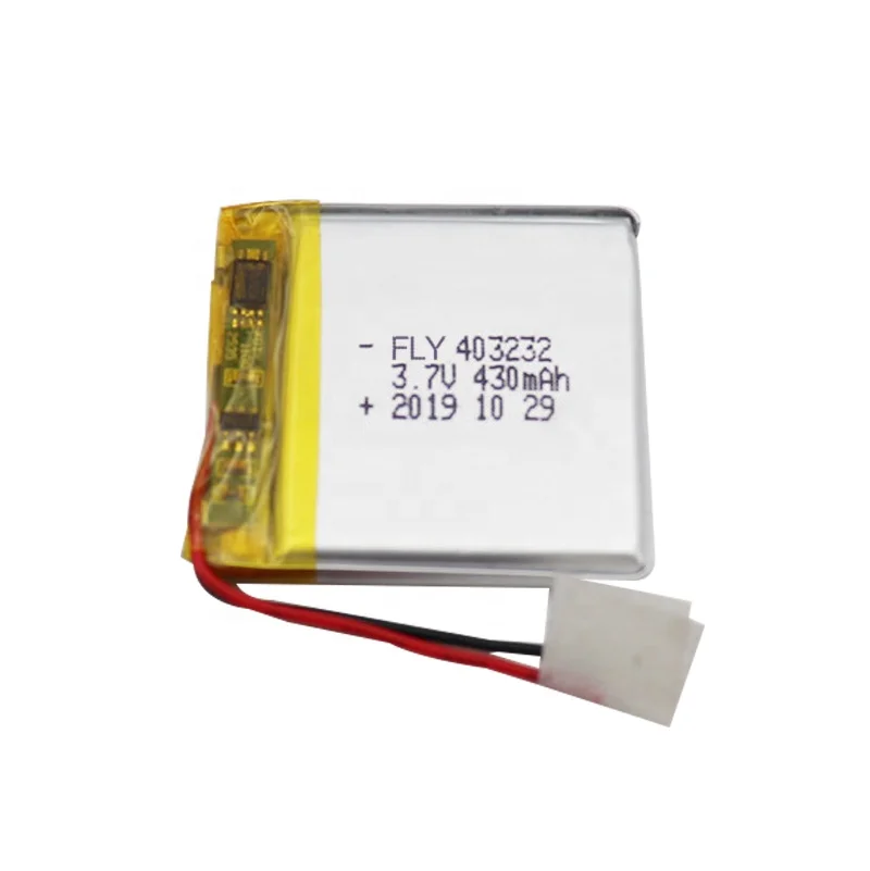 
KC Approved Lipo 403232 3.8V 430mAh small Lithium Battery for GPS/Selfie Stick 