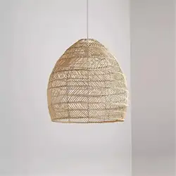 Design Basket Rattan Woven Pendant Light Shades
