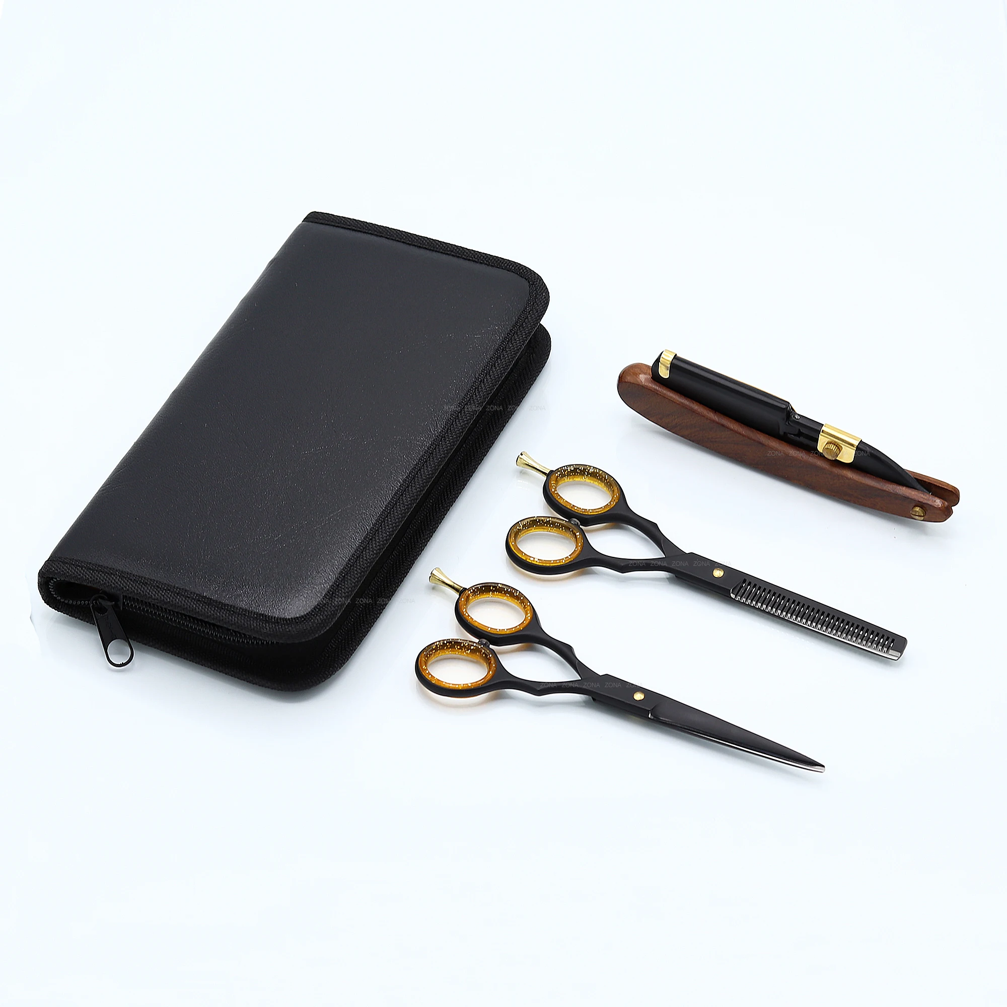Профессиональный набор ножниц для стрижки волос из нержавеющей стали с ручкой и лезвием личного использования