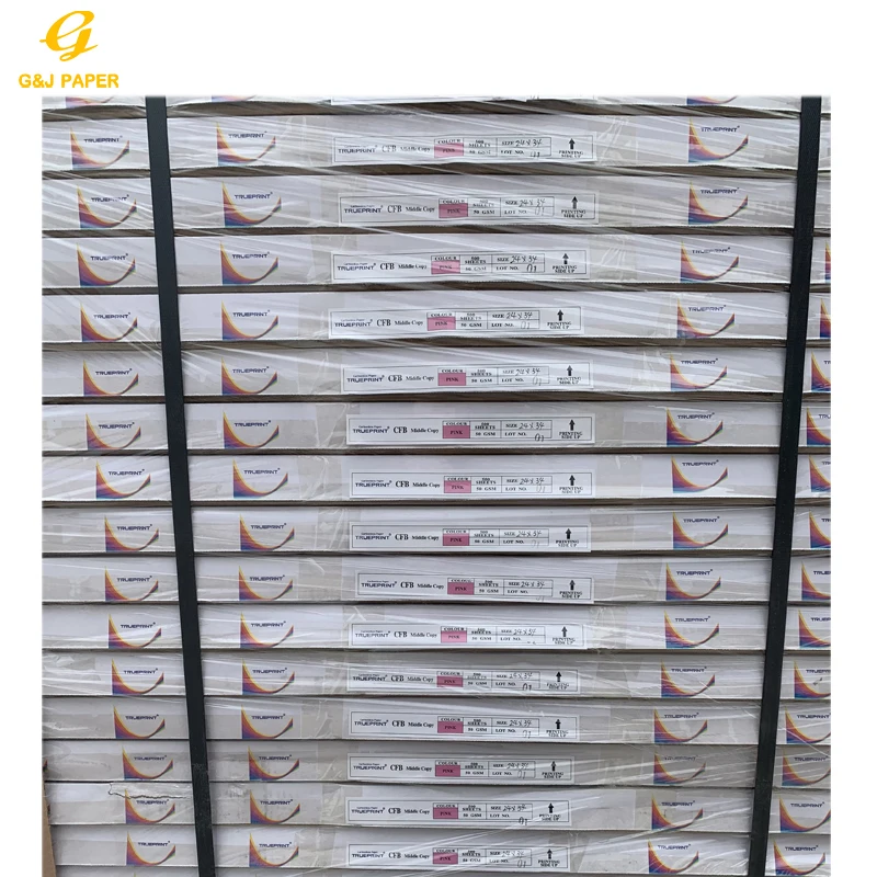 2024 Hot Sale 48-80GSM Carbonless Continuous 1- 3 Ply Computer Paper 610x860mm