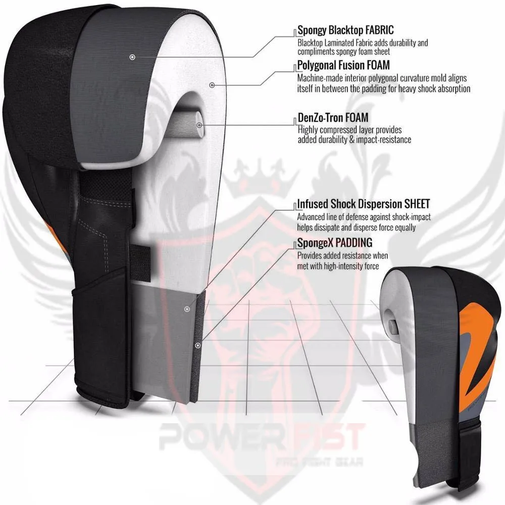 BOXING GLOVE - Power Boxing Premier Leather Super Boxing Gloves