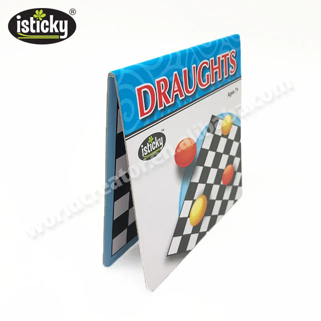 
Custom Portable Mini Board Game Draughts Travel Games 