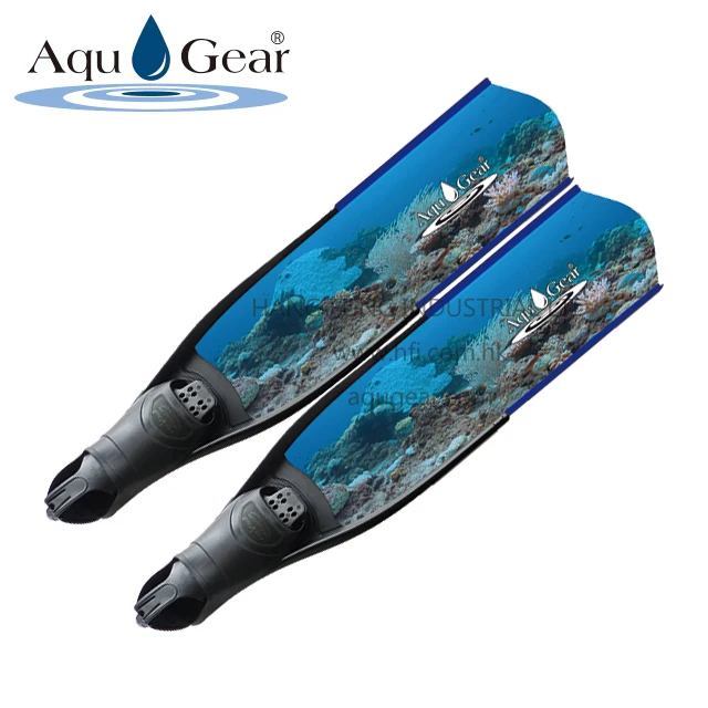 CAMO FIBERGLASS SCUBA DIVING FIN