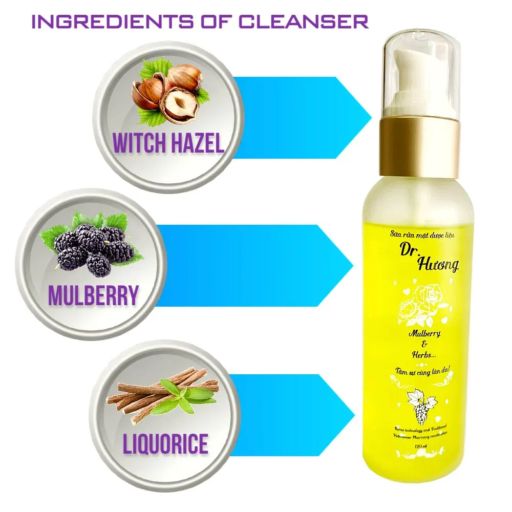 Натуральный глицериновый экстракт для мытья лица от акне