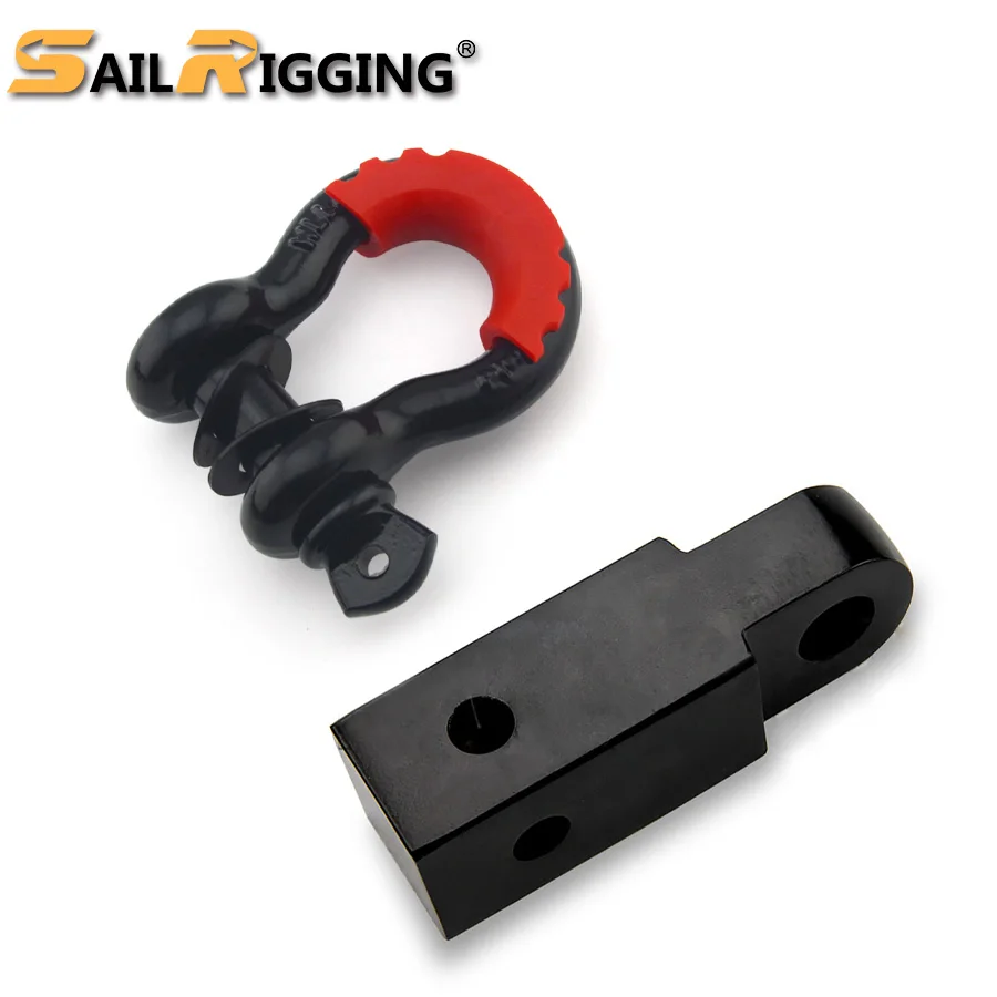 
4.75 Ton US Type G209 High Polished Colorful Painted Hitch Receiver Towing winch Shackle D Ring Bow Shackle 