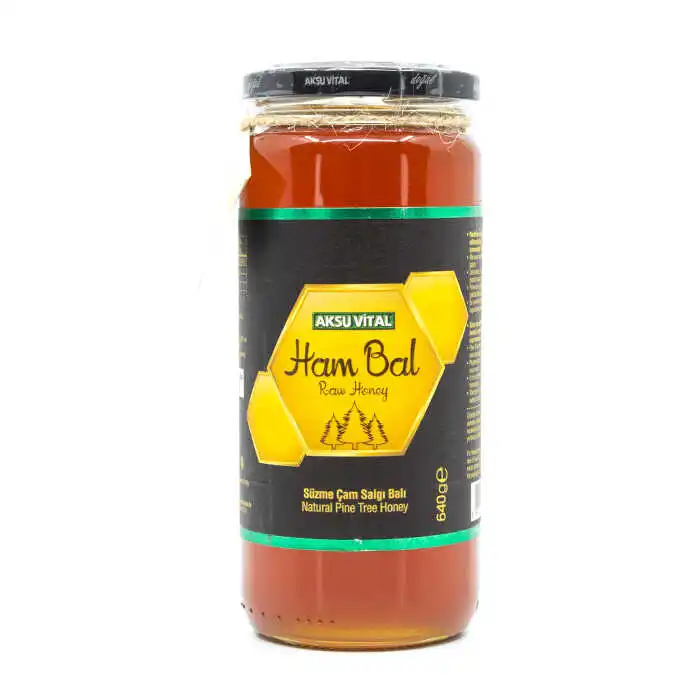 
Best Honey in round shape honey glass bottles 