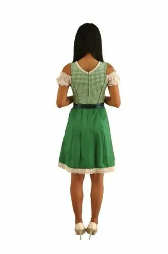 Womens Traditional Oktoberfest Dirndl Dress German Bavarian Beer Festival Maid Wench Costume Carnival Party Fancy Dress ecoparty