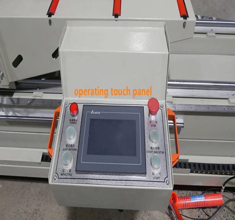 New Hot UPVC Window Fabrication PVC Profile Double Head Cutting Saw China Factory