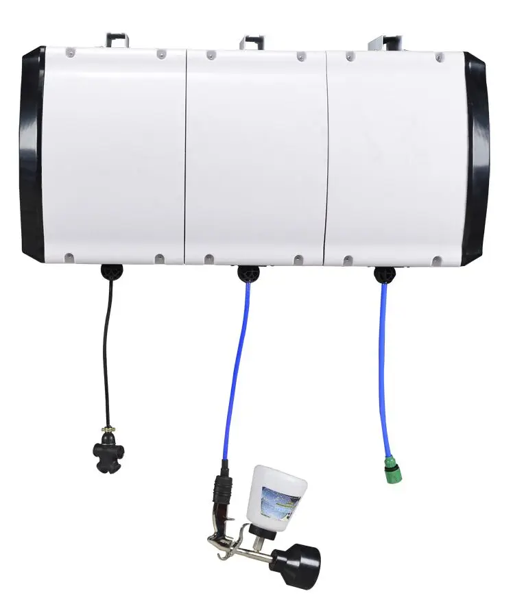 combination hoses reel for car wash steel wire pipes4-1