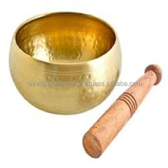 Meditation singing bowl Brass Antique finished metal bronze bowl