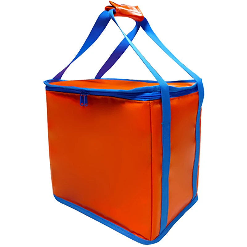 Small Waterproof Food Delivery Backpack Motercyble Delivery Pizza Bag Bike Insulated Aluminium Cooler Bag