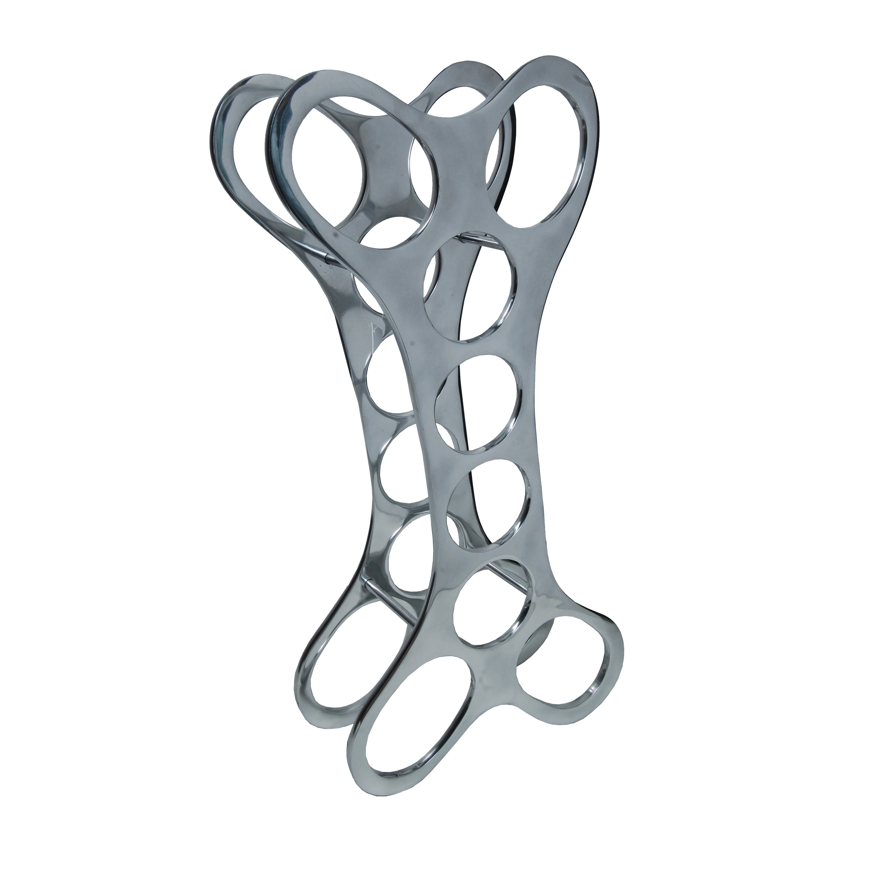 Классическая алюминиевая подставка для вина с якорем посуда бармена металлический держатель Настольная декоративная бутылок на заказ