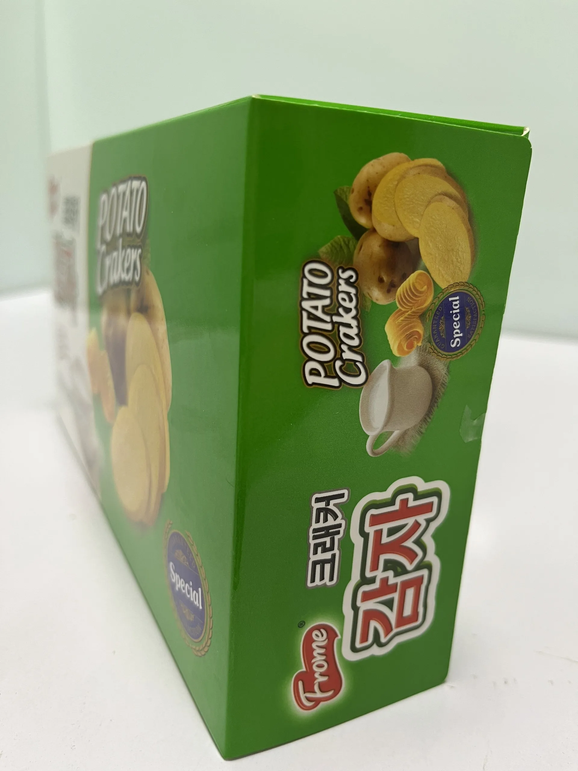 Potato Flavour Thin Cracker Omeli Brand Crispy Tasty Delicious Biscuits - in Paper Box or Tin Box Feature 128g/288g/400g