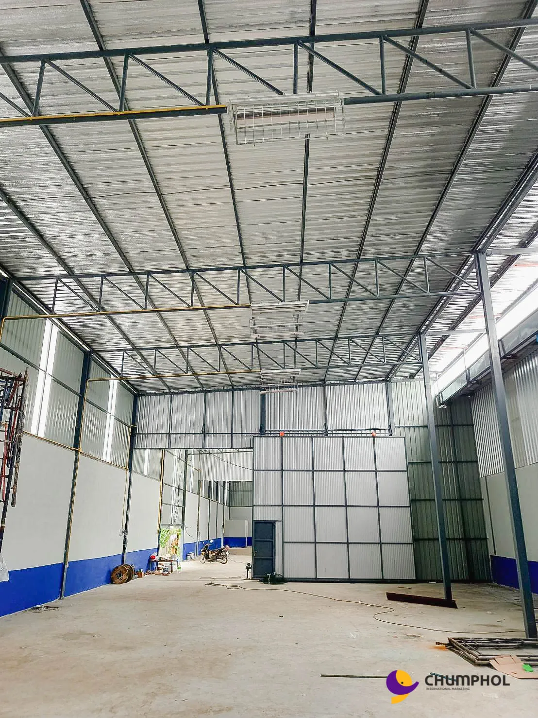 Высокий подъемный участок аренда складских земель стальная конструкция дом Kanchanaphisek 25 в таиланде