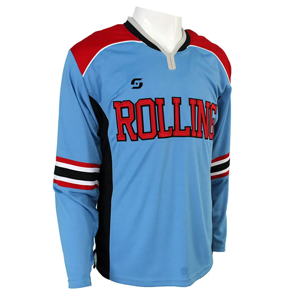 Custom Logo Design Ice Hockey Jersey Top Selling Ice Hockey Jersey In Good Quality Long Sleeve Ice Hockey Jersey