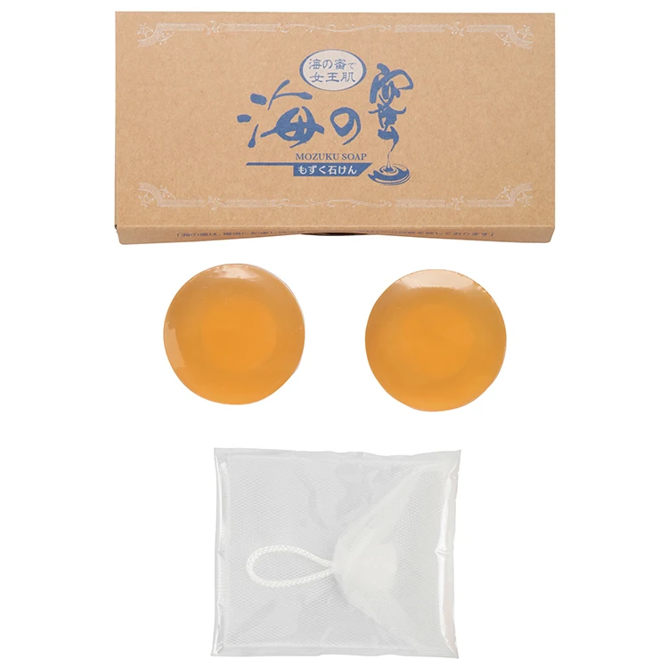 [Mozuku soap, sea honey (2) with one foaming net] seaweed mozuku