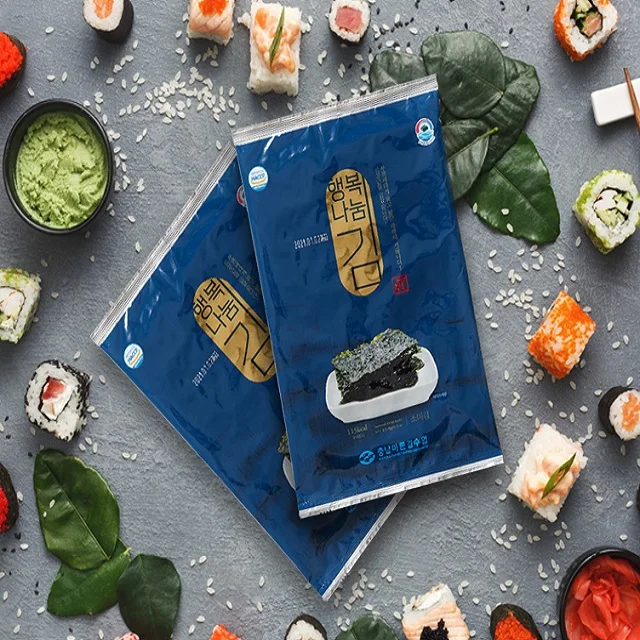 Relish Natural and Nutritious Seaweed Korean Sushi Sheet