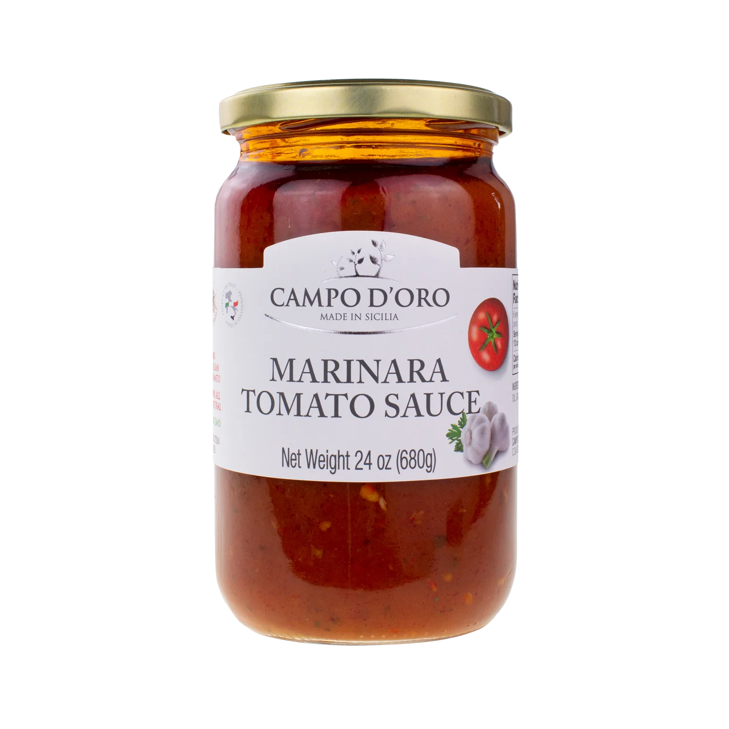 Высокое качество 680 г маринара томатном соусе с чесноком Сделано в Италии Аутентичные натуральной итальянской еды Сицилия ферма