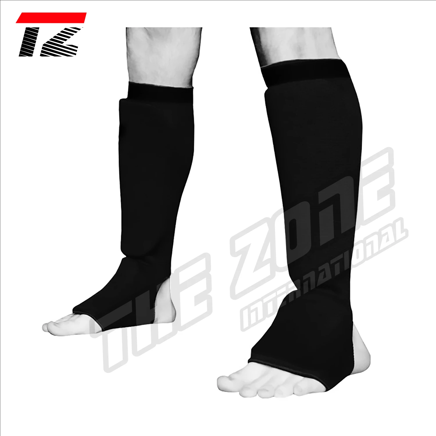 
High quality Genuine Leather QST Brand Shin Guard/instep pads protection shin pads for safety boxing and training in ring 