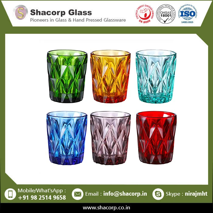 Top Selling Home Decorative Drinking Colored Glass Available At Wholesale Price