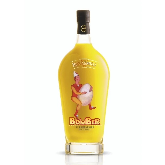 Made in Italy Egg Liqueur Bomber 700ml Glass Bottle