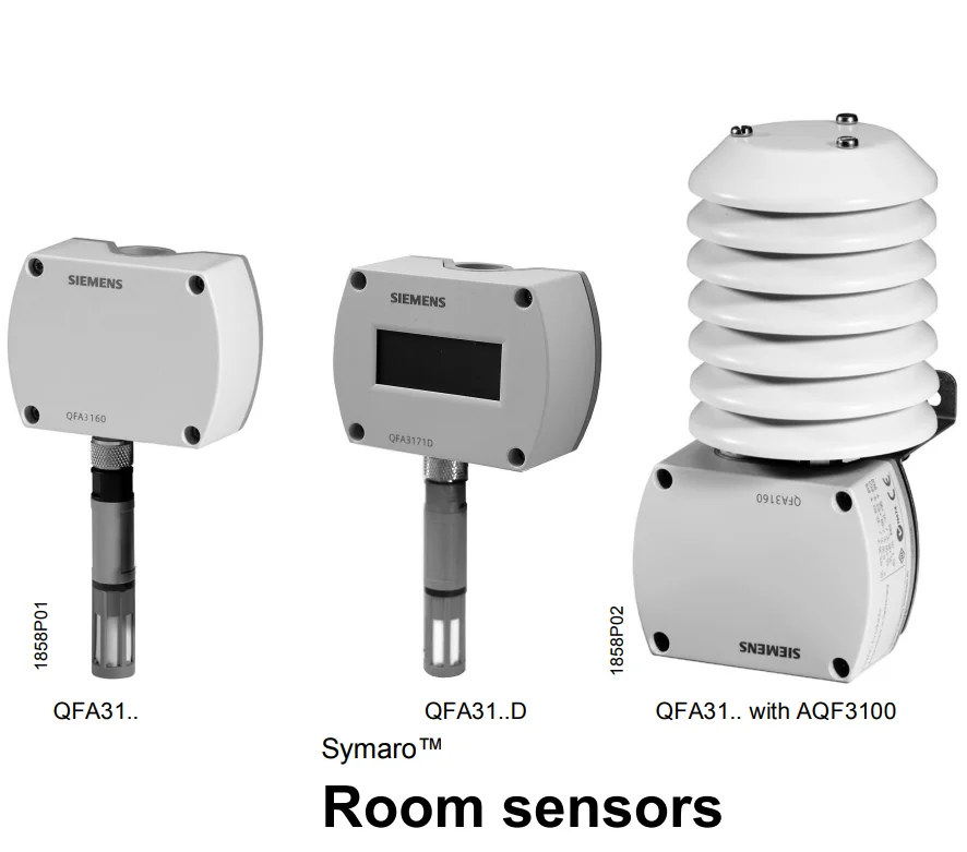 Room sensors for humidity & temperature QFA31
