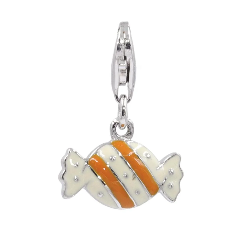 925 Sterling Silver Jewelry Silver Bracelet Charms Enamel Charm Pendant Silver Tree Pendant Bag Pendant Kids Jewelry