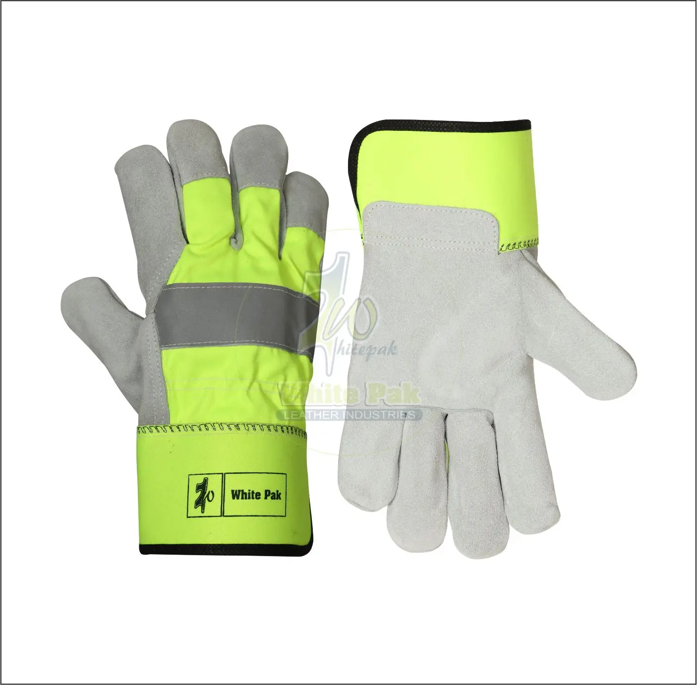 Bulk Quantity Pure Material High Visibility Working Gloves