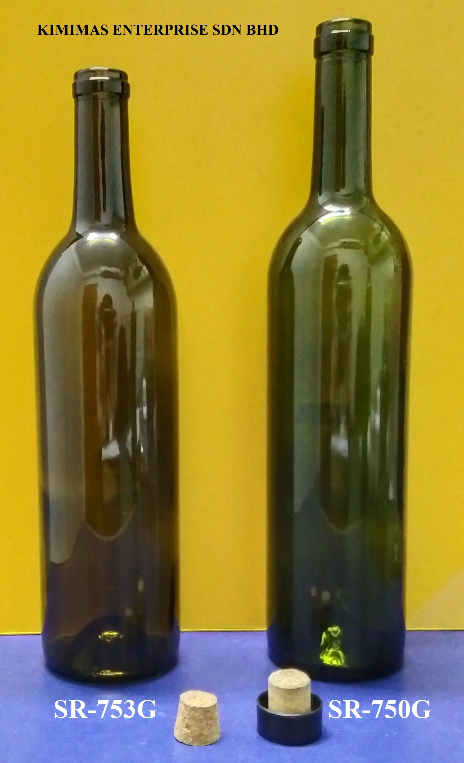 GREEN GLASS BOTTLE
