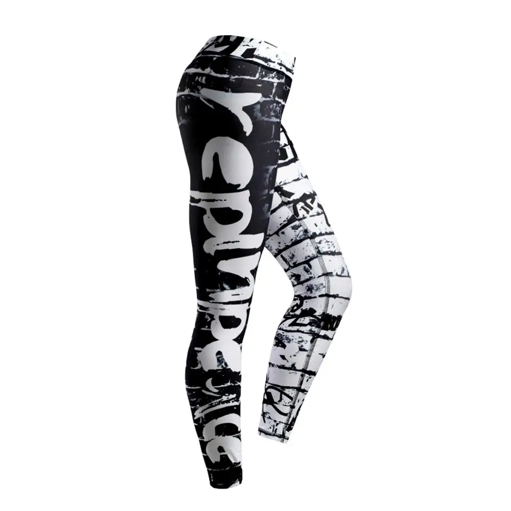 Custom Fit Ladies Sports Wear Gym Fitness Clothing Sublimation Printed Leggings For Women