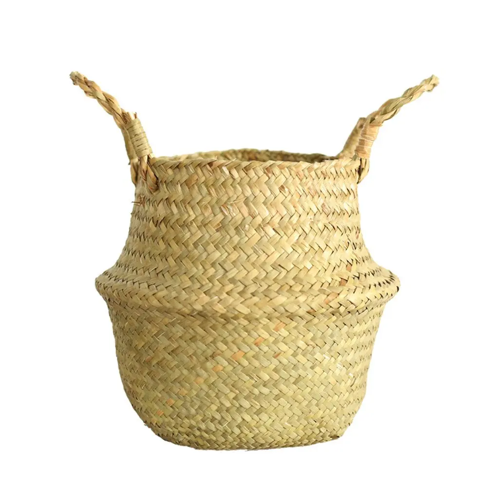 Direct Manufacturer Biodegradable Indoor Seagrass Pot Flowers Rattan Home Indoor Pot Flowers From Vietnam