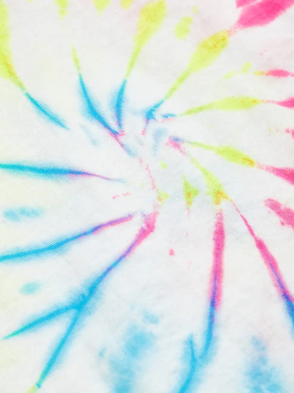 
Women Slim Fit Multi Color Crop Tee Neon Tie-Dyed Cropped Tee 