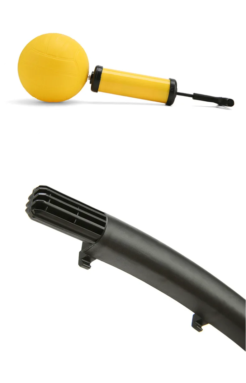 Горячая продажа стальной трубки складной пляж пикник трава Спайк игровой мяч отскок прыгать Спайк Игровой набор для пляжного волейбола, игровой набор