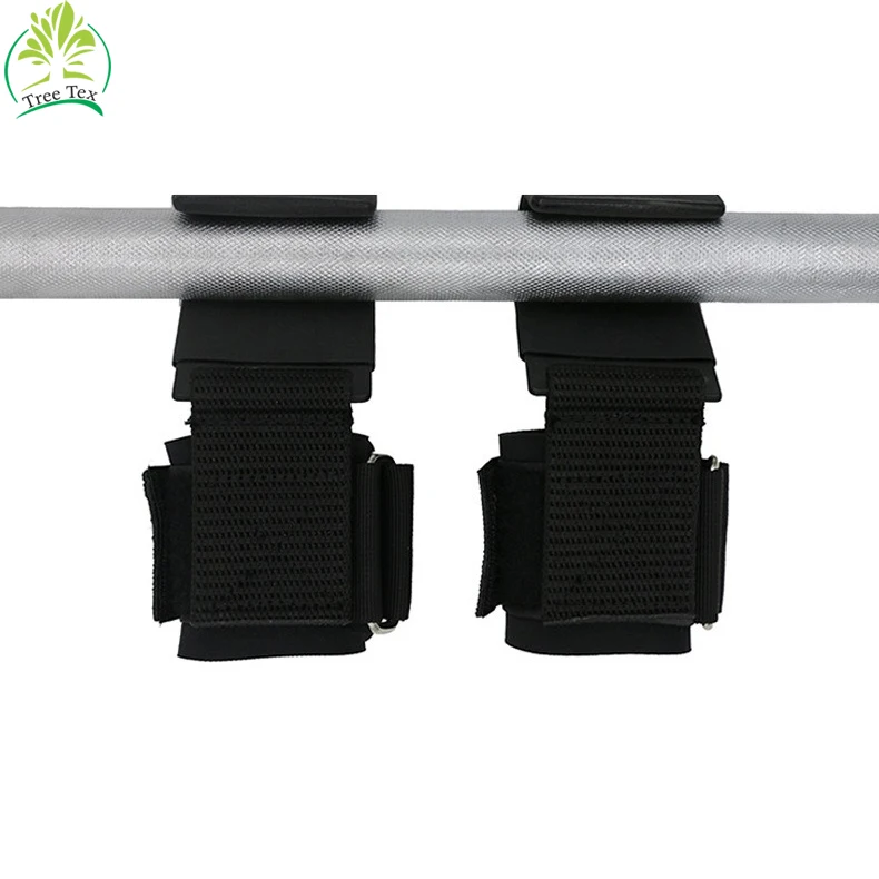 Wholesale Gym Fitness Power Weightlifting Brace Wrist Hooks Grips Wrist Straps Wraps Wrist support