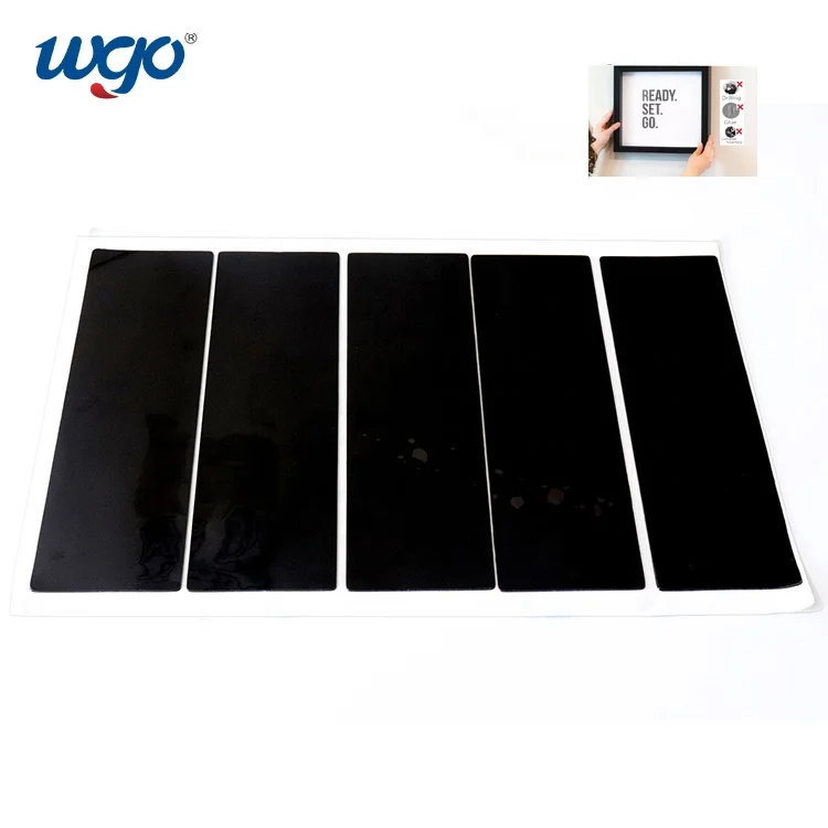 8pcs per set WGO Reusable Picture Hanging Strips Damage Free Repositionable NO Residue Self Adhesive Photo Frame Mounting Tapes