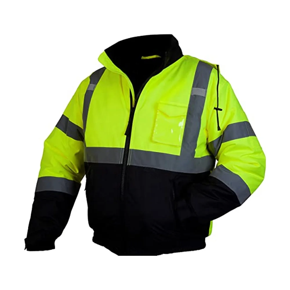 Hi Vis Jacket Raincoat Rain Jacket Waterproof Safety Clothing for Protection