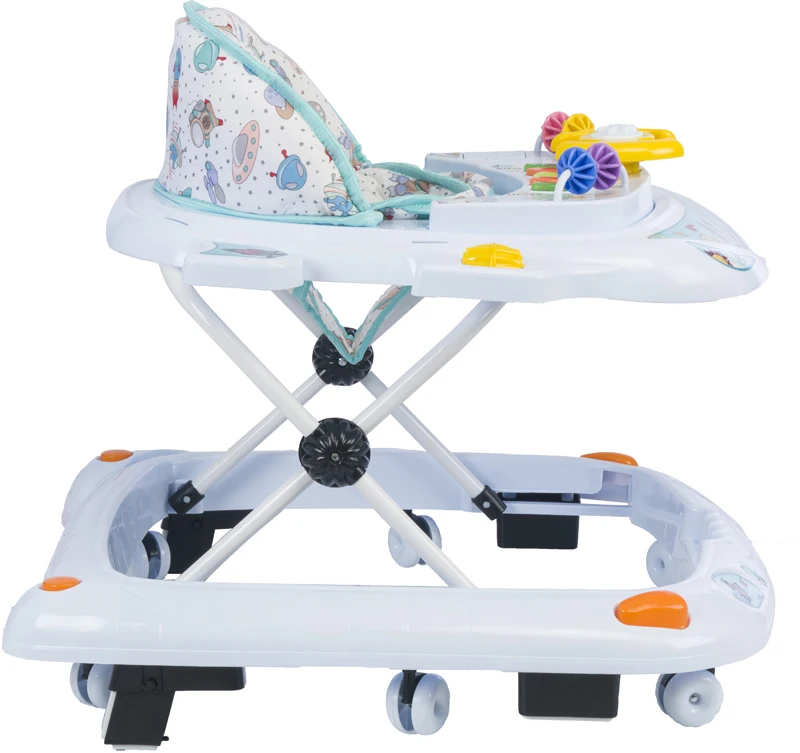 Baby Walker Wholesale Baby Walkers Comfortable Carrier New Model Different Light Melody Activity Toys Table 2024 Baby First Car