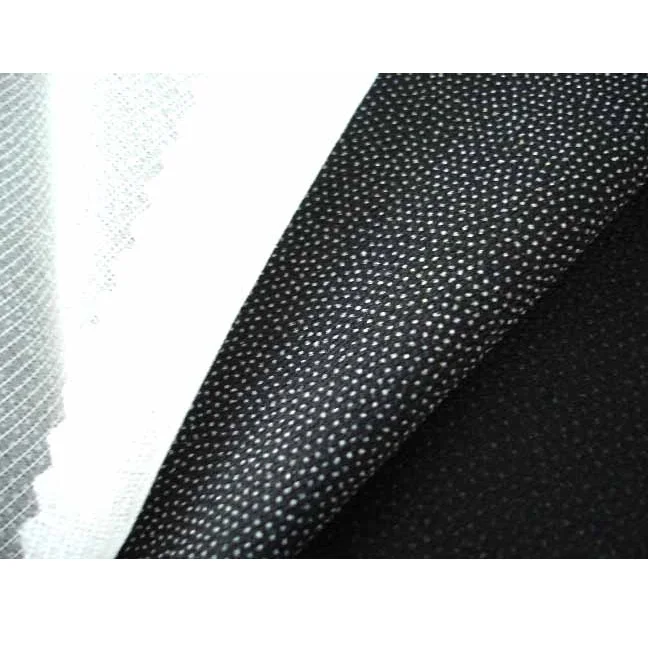 Double Dot Interlining Fabric with Excellent Bonding Strength for Professional Garment Production Use from Indian Exporter
