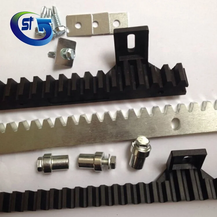 1025mm with 6-Fixing Points Sliding Gate Nylon Gear Rack for Motor