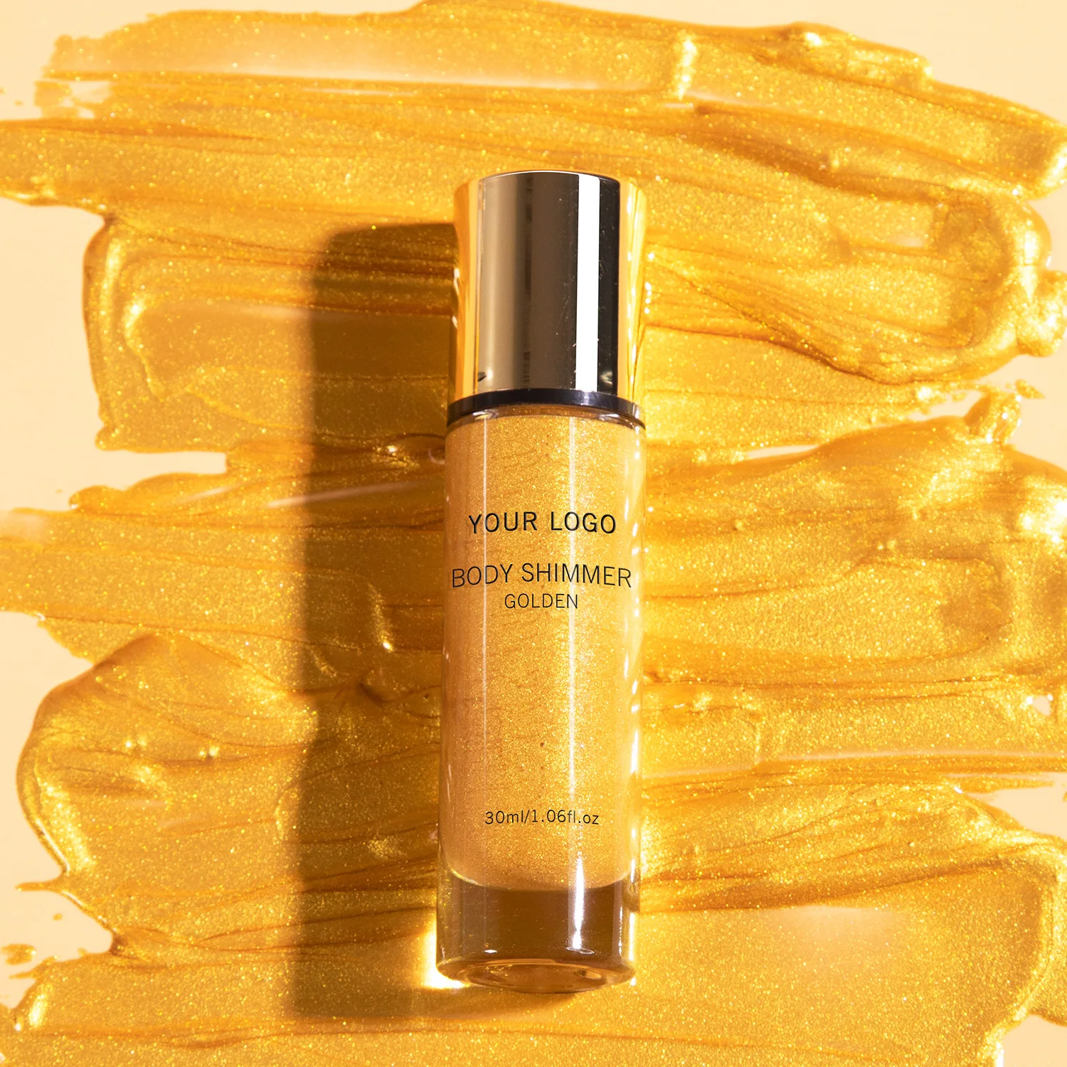 Wholesale Cruelty Free Shimmer Body Butter Maquillaje Glitter Body Lotion Shimmer Tanning Oil Makeup For Woman