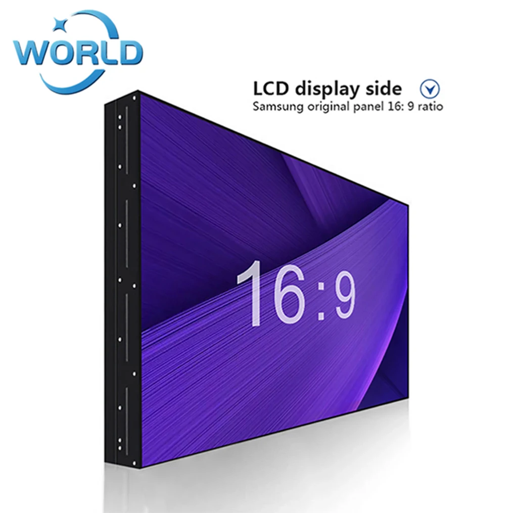  49 дюймов 55 дюймовый комнатный рекламный экран Отображение 4k-видео контроллер 2X3 3X3 3X2 43 2X2 мульти ЖК did видеостена цена