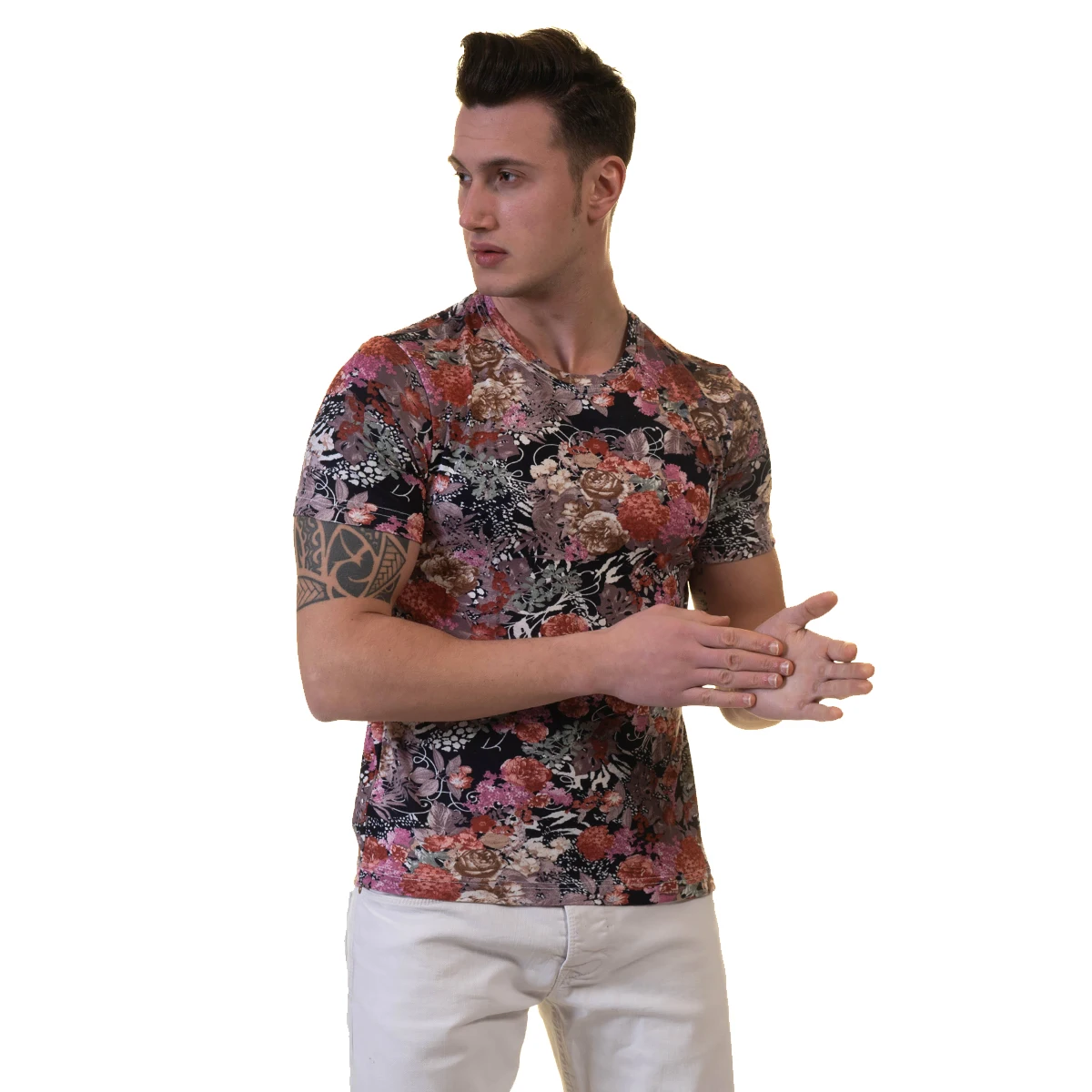 high quality paisley Printed  t shirts manufacturer in Turkey istanbul