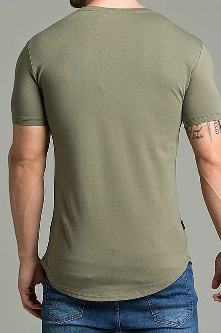 Muscle Fit Men T-shirt Tri-blend Pursue Fitness Gym Shirt High Quality OEM Sportswear Custom Cotton Polyester Spandex Fitness
