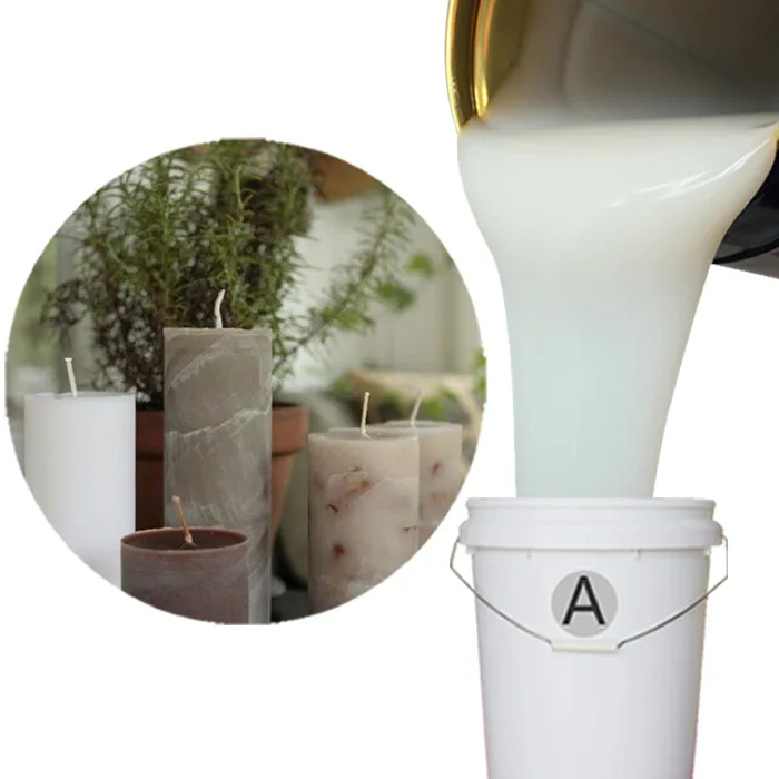 100:3 полупрозрачный Олово вылечил RTV-2 два компонента жидкого силиконового каучука для формования воска