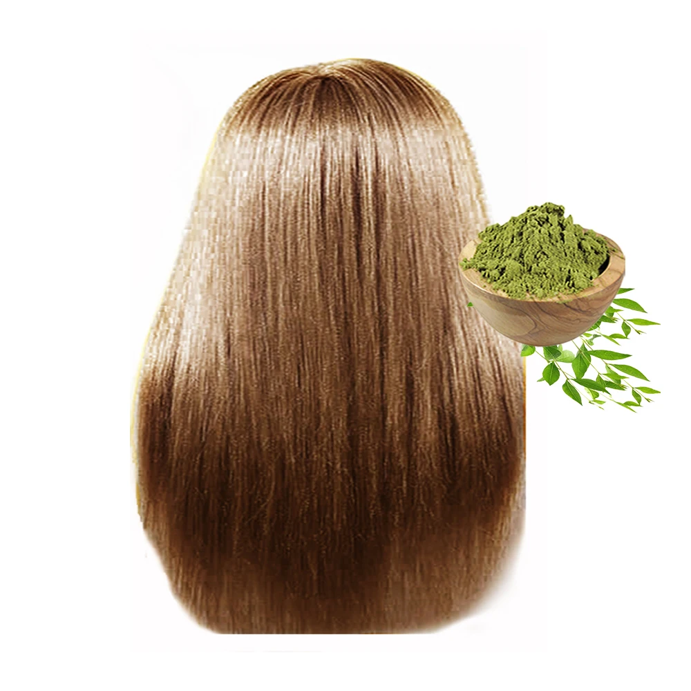 OEM Quality Light Brown Indian Henna Organic Natural Herbal Hair Dye Powder Permanent Hair Color Free Sample Available