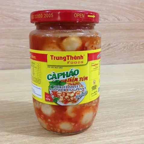 Маринованные креветки и баклажаны 430 г