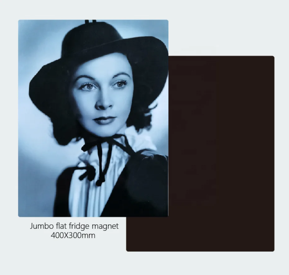 
400X300mm Jumbo fridge magnet customized poster magnetic cover.Home decoration for Refrigerator door,Office 